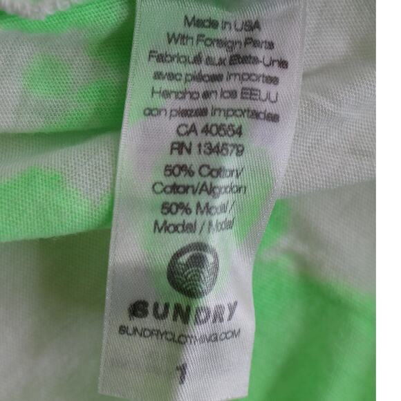 NWOT Sundry tie dye t shirt womens small y2k hipster gypsy indie boho chic - Picture 5 of 7